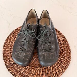 Wolky Black Leather Sneakers EU 42